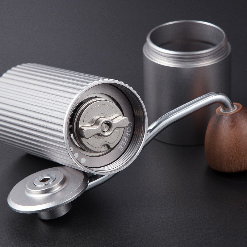 手摇磨豆机定制logo手动磨豆机咖啡豆研磨器具家用小X型手磨咖啡