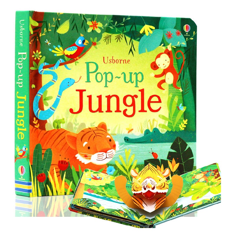 推荐Usborne Pop Up 3D Flap Picture English Books for Kids Fa