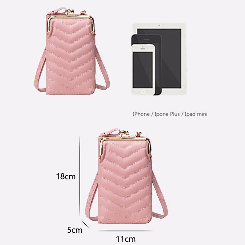 透明可触屏手机包女斜挎包迷你小包女士零钱包手机袋挂脖2024新款,箱包皮具/热销女包/男包,手机包,淘宝优惠券,粉丝福利购,淘宝优惠卷