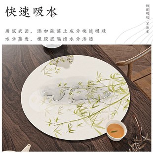 沙发炕几垫罗汉床小茶几垫中式禅意木桌吸水桌垫茶室布置红木桌布