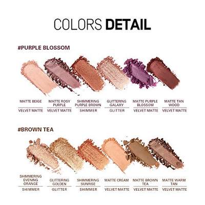 速发heme Eye Color Palette - Brown Tea 0.32 oz-Natural miner