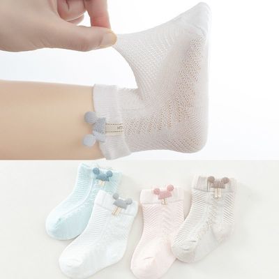 速发5Pairs/lot Newborn Baby Socks Cotton Baby Socks for Girl