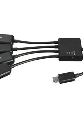 Hub Adapter Cable 4 In 1 Micro USB Power Charging Host OTG
