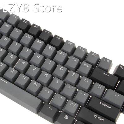 推荐Dolch Black Gray Mixed Thick PBT 108 Keycaps OEM Cherry