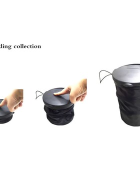 Car Trash Bin Cans Folding Garbage Dust Holder Rubbish Cases