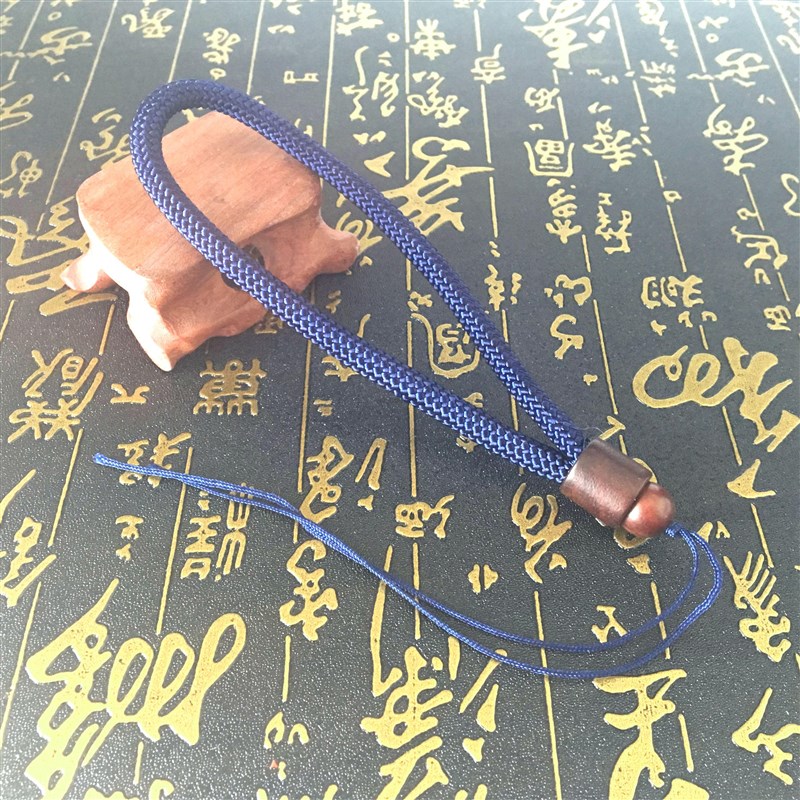 工厂销手把绳天然酸枝木手把件挂绳高档把件配绳 aR0001酸枝木挂