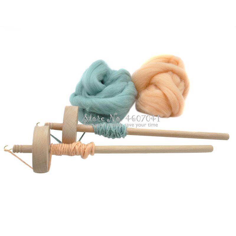 Hot Sell Drop Spindle Top Whorl Yarn Spin Hand Carved Wooden