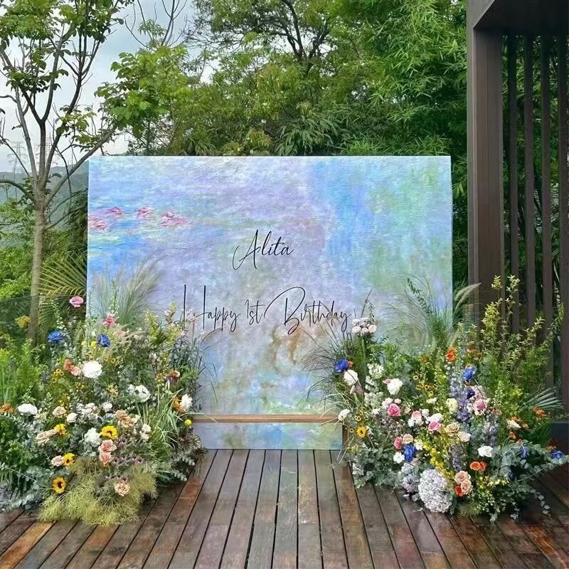 莫奈花园系列油画风订婚背景板生日布置成人礼活动策划装饰场景,节庆用品/礼品,装扮布置套餐,淘宝优惠券,粉丝福利购,淘宝优惠卷