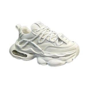 2024新款薄款小白鞋增高透气网面鞋子男款夏季厚底老爹鞋百搭男鞋