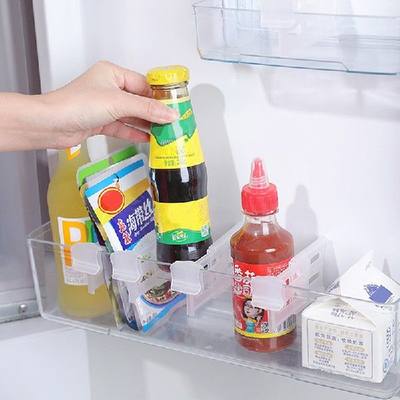 极速4pcs Refrigerator Classified Storage Transparent Partiti