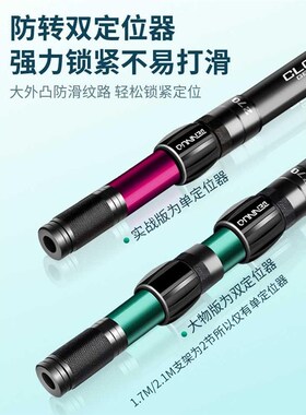 坦途碳素支架钓箱炮台大物杆支架地插钓鱼竿架杆子竞技多功能后挂