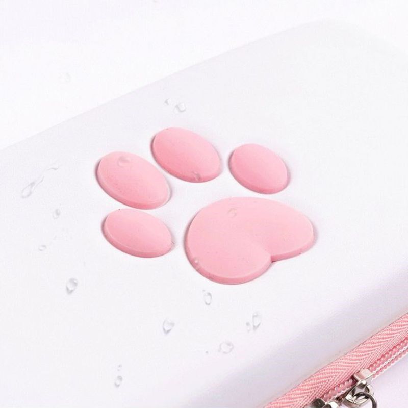Cute Cat Paw Storage Bag for Switch Lite Console Carrying C