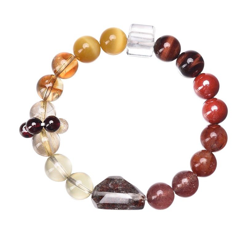 五行火土相生定制手链天然聚宝盆水晶手链五行补火补土黄水晶手链,饰品/流行首饰/时尚饰品新,手饰/手串,淘宝优惠券,粉丝福利购,淘宝优惠卷