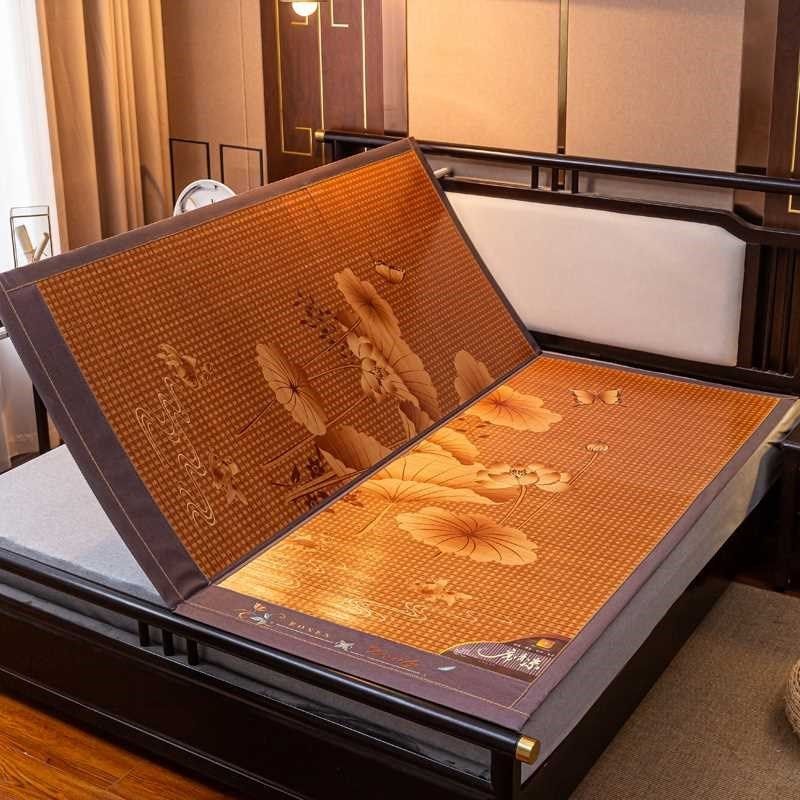 新款凉席竹席单人学生宿舍夏季草席子双人空调席夏天可折叠双面冰,床上用品,竹席,淘宝优惠券,粉丝福利购,淘宝优惠卷