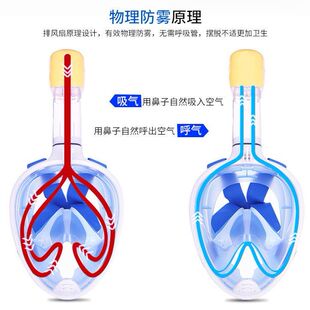 潜水面具游泳防呛水面 现货速发潜水面罩水下呼吸游泳专用装 备套装