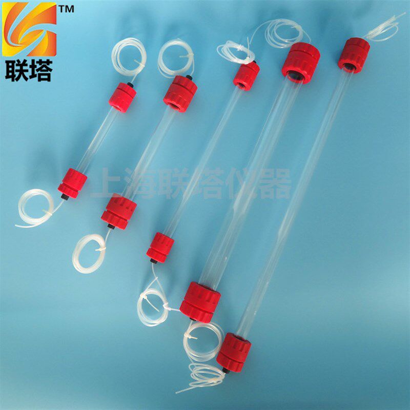新品普通玻璃中低压o层析柱不带转换接头凝胶蛋白纯化科定制各尺图片