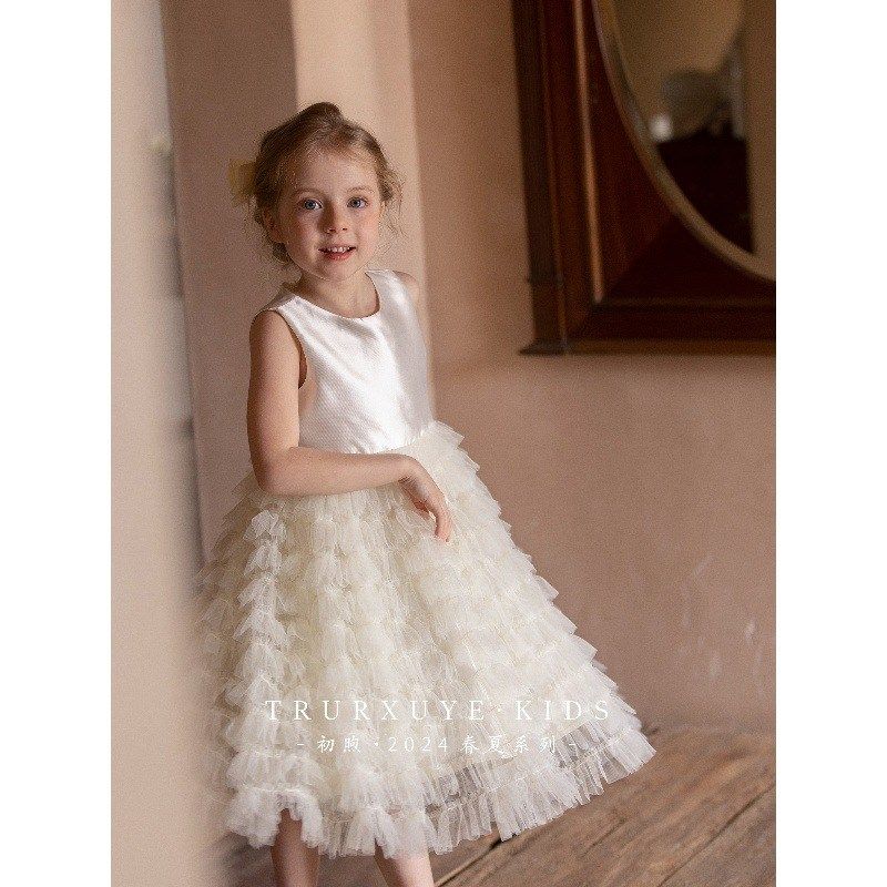 儿童礼服公主裙2024夏女童气质蛋糕纱纱连衣裙儿童背心裙生日礼服,童装/婴儿装/亲子装,儿童礼服,淘宝优惠券,粉丝福利购,淘宝优惠卷