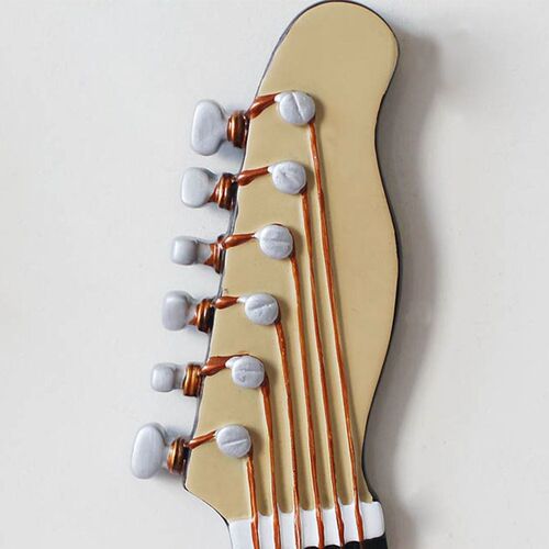 速发3Pcs Resin Guitar Wall Hook Novelty Wall Hanger Holder H