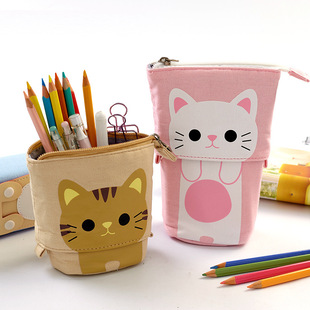 Boy for Pencil 速发newCute Pencilcase School Girls Case Cat