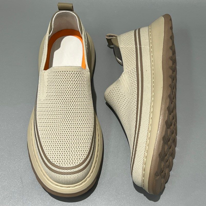 春季男鞋2025新款男士豆豆鞋透气网面镂空网布鞋懒人一脚蹬鞋子男,流行男鞋,乐福鞋（豆豆鞋）,淘宝优惠券,粉丝福利购,淘宝优惠卷