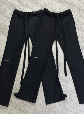 正确版FOG6Th尼龙主线飘带抽绳魔术贴高街Fog飘带裤秋冬长裤