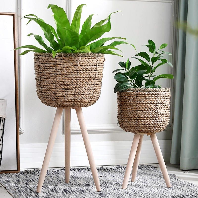 室外花架子防水防晒花盆架2021新款创意藤条编织摆件花篮架子落地,鲜花速递/花卉仿真/绿植园艺,花架,淘宝优惠券,粉丝福利购,淘宝优惠卷