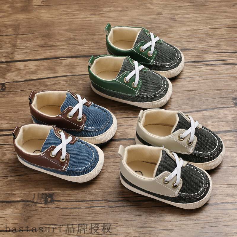 极速Spring and autumn 0-1 year old baby walking shoes comfor