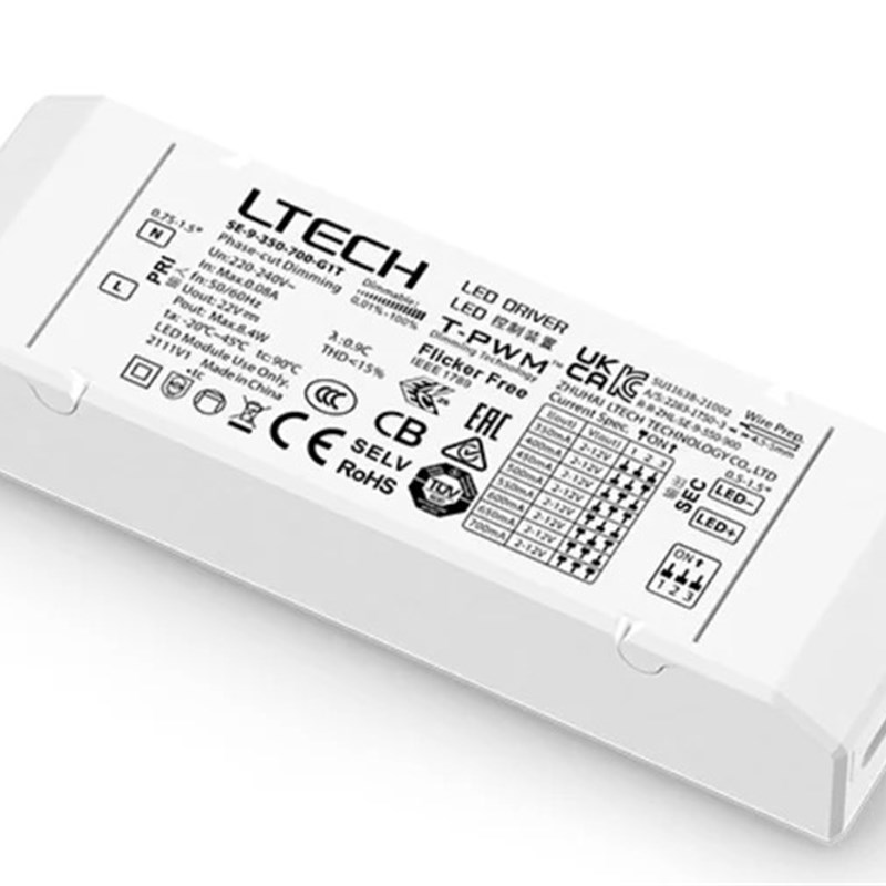 LTECH雷特 可控硅 横流筒射灯恒压灯带调光驱动电源/调光开关电源