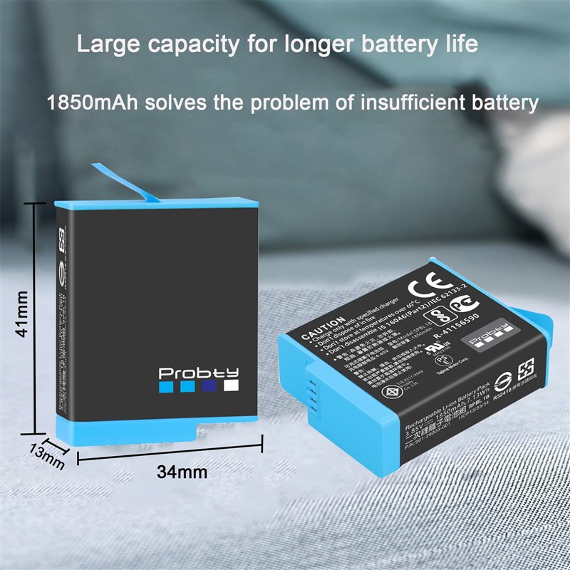 Suitable for GoPro Hero 9 black battery + LED charging box