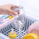 速发婴儿奶瓶收纳箱多功能沥水架婴儿用品奶瓶架晾乾架防尘带盖子