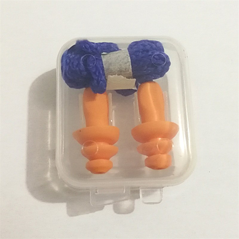 速发8pair with box Soft Silicone Corded Ear Plugs ears Prote