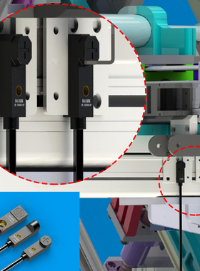 DAiGOK小方形接近开关传感器微小型金属感应器开关24V三线NPN防水