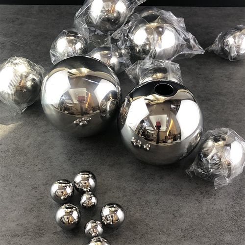 不锈钢精品空心球加厚0.6mm大圆球镜面抛光装饰球摆件金属球浮球