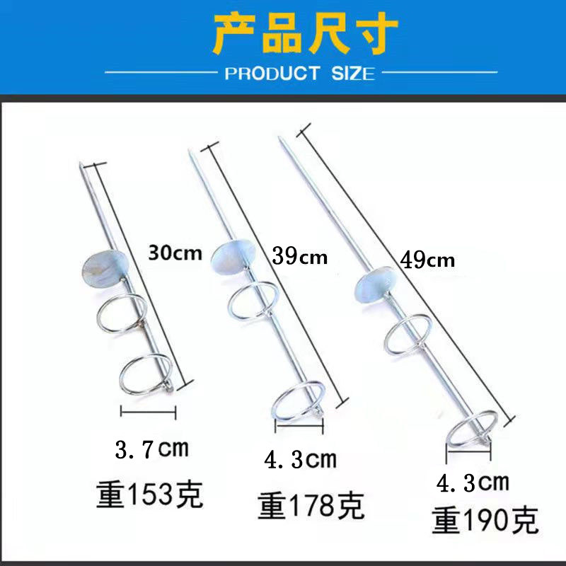 现货加厚双圈海竿支架简易地插两用钓鱼支架远投海竿加长加粗支撑