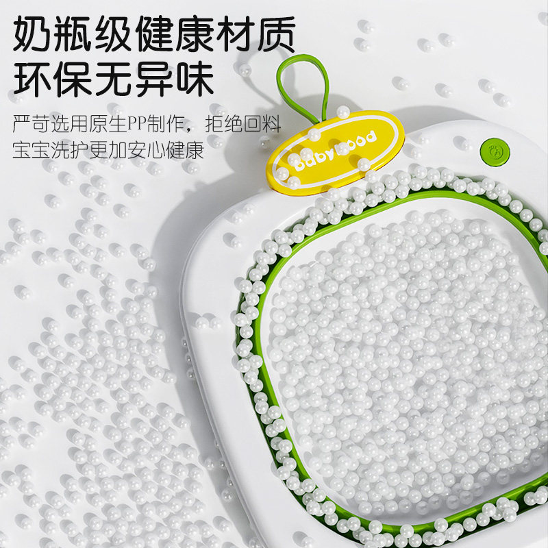 现货婴儿折叠脸盆新生儿家t用PP盆初生宝宝用品儿童洗屁股洗脚小