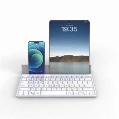 蓝牙键盘学生无线平板带皮套支架保护盖便携PAD键盘时尚好用静音