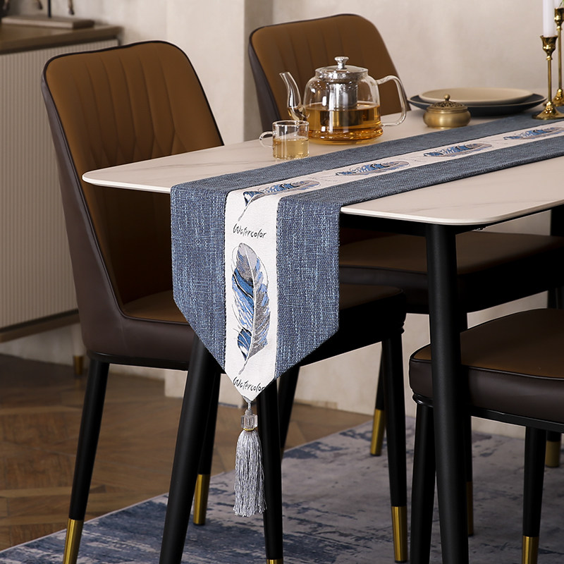 新中式桌旗中国风桌布餐桌餐旗电视柜长条茶几布艺床旗巾,居家布艺,桌旗,淘宝优惠券,粉丝福利购,淘宝优惠卷