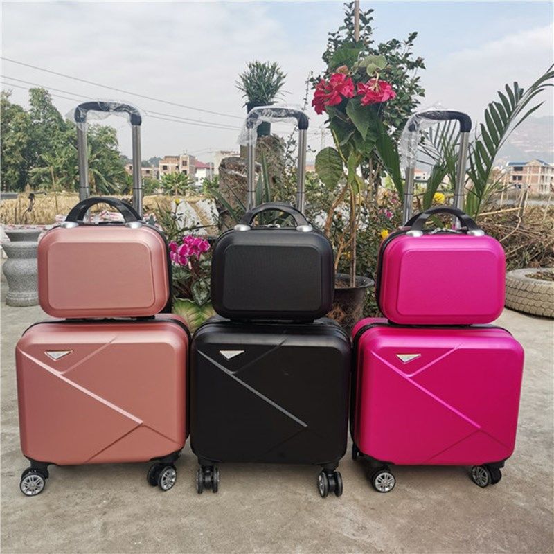 时尚小行李箱18寸子母拉杆箱万向轮小登机箱女16寸迷你旅行箱男印,箱包皮具/热销女包/男包,旅行箱,淘宝优惠券,粉丝福利购,淘宝优惠卷