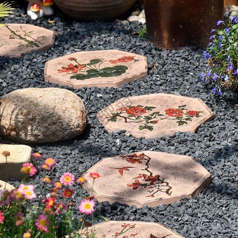 D它中式庭院汀步石脚踏板花园装饰摆件户外地砖阳台露台园林草坪,畜牧/养殖物资,特种养殖设备,淘宝优惠券,粉丝福利购,淘宝优惠卷