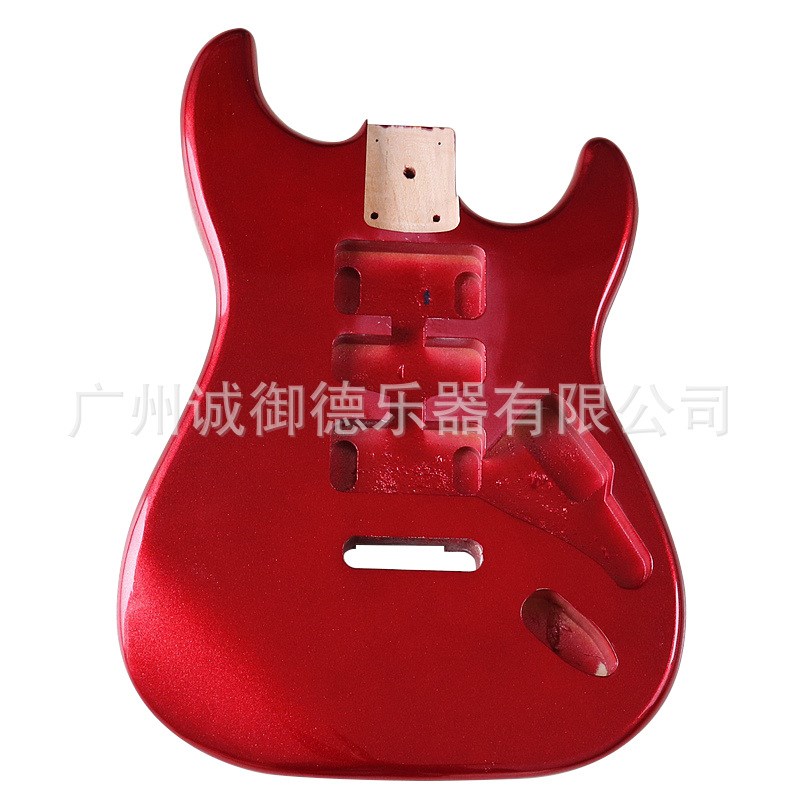 电吉他琴体日落色吉他琴身单摇吉他改装乐器配件DIY电吉他琴身