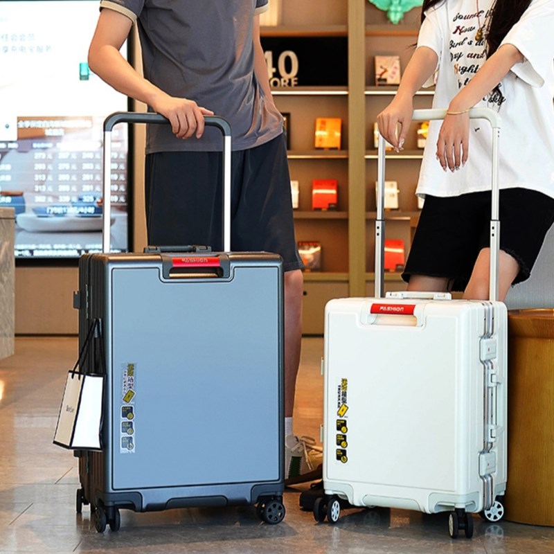 宽拉杆行李箱2024新款男女大容量铝框密码箱子旅行V登机皮箱拉杆