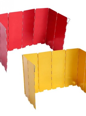 Cookware Stove-Windshield Windbreak Camping-Accessory Foldab