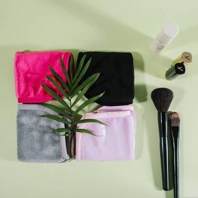速发Reusable Makeup Remover Cloth Microfiber Face Towel Make
