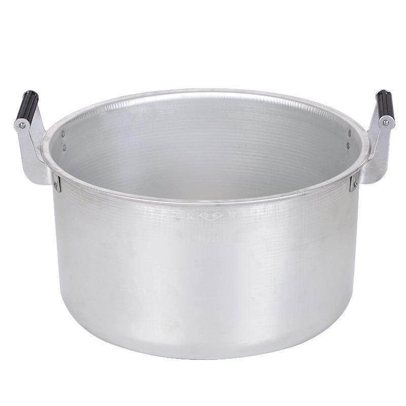 吕锅家用加厚锑锅家用大铝锅老式加厚平底大吕锅大容量煮水锅双耳