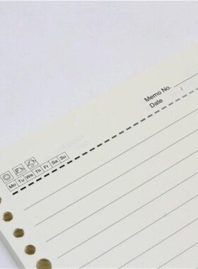活页本内芯6孔a5活页替芯9孔B5替换芯活页纸26孔笔记本子六孔内页