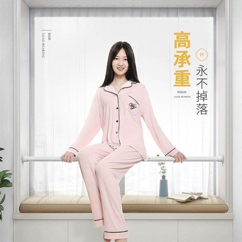 新款隔断帘可移动空调可推拉租房房间分隔帘免打孔客厅隔热门帘北