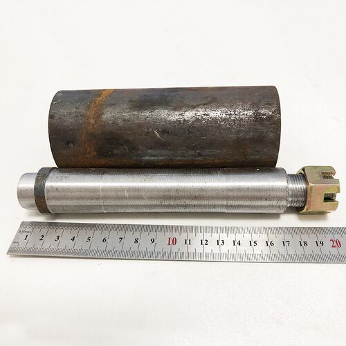 工地电动手推斗车6205万向实心轮768906转向轴承套管改装前叉配件