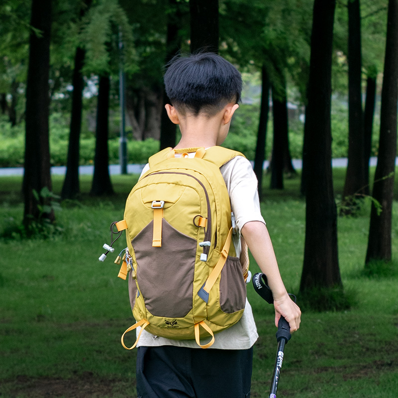 户外儿童旅行登山包轻量化徒步背包20升男孩外出旅U游轻便出游爬