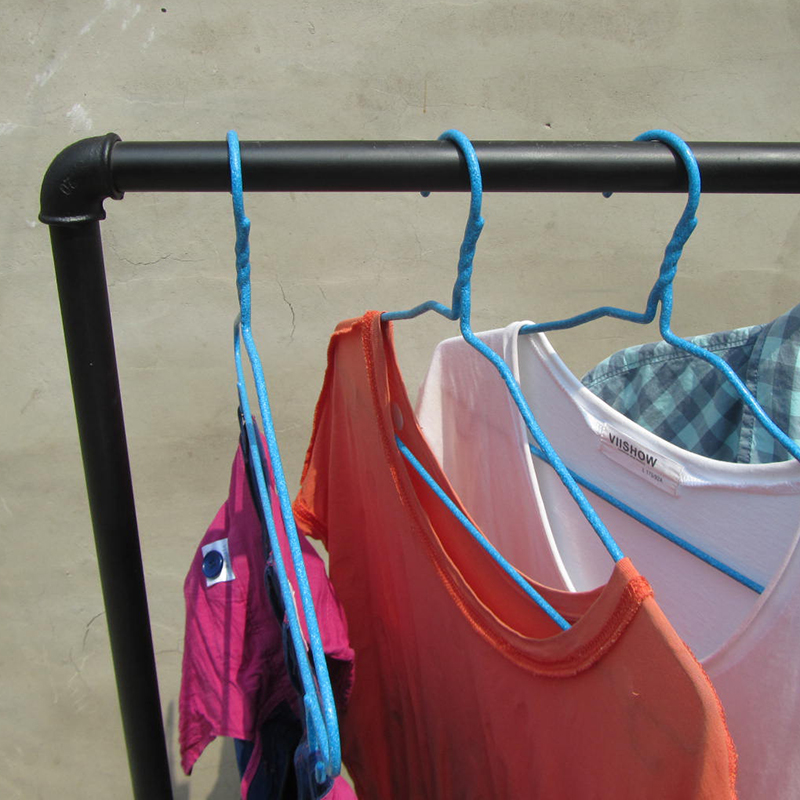 单杠置地式晾衣架落地折叠简易室内挂衣服架子家用室外阳台凉晒被