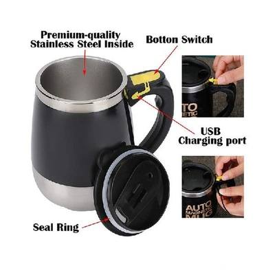 推荐Automatic Self Stirring Mug Stainless Steel Mixing Cup